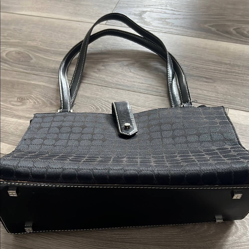 Kate Spade Black Mini Bag with Textured Design